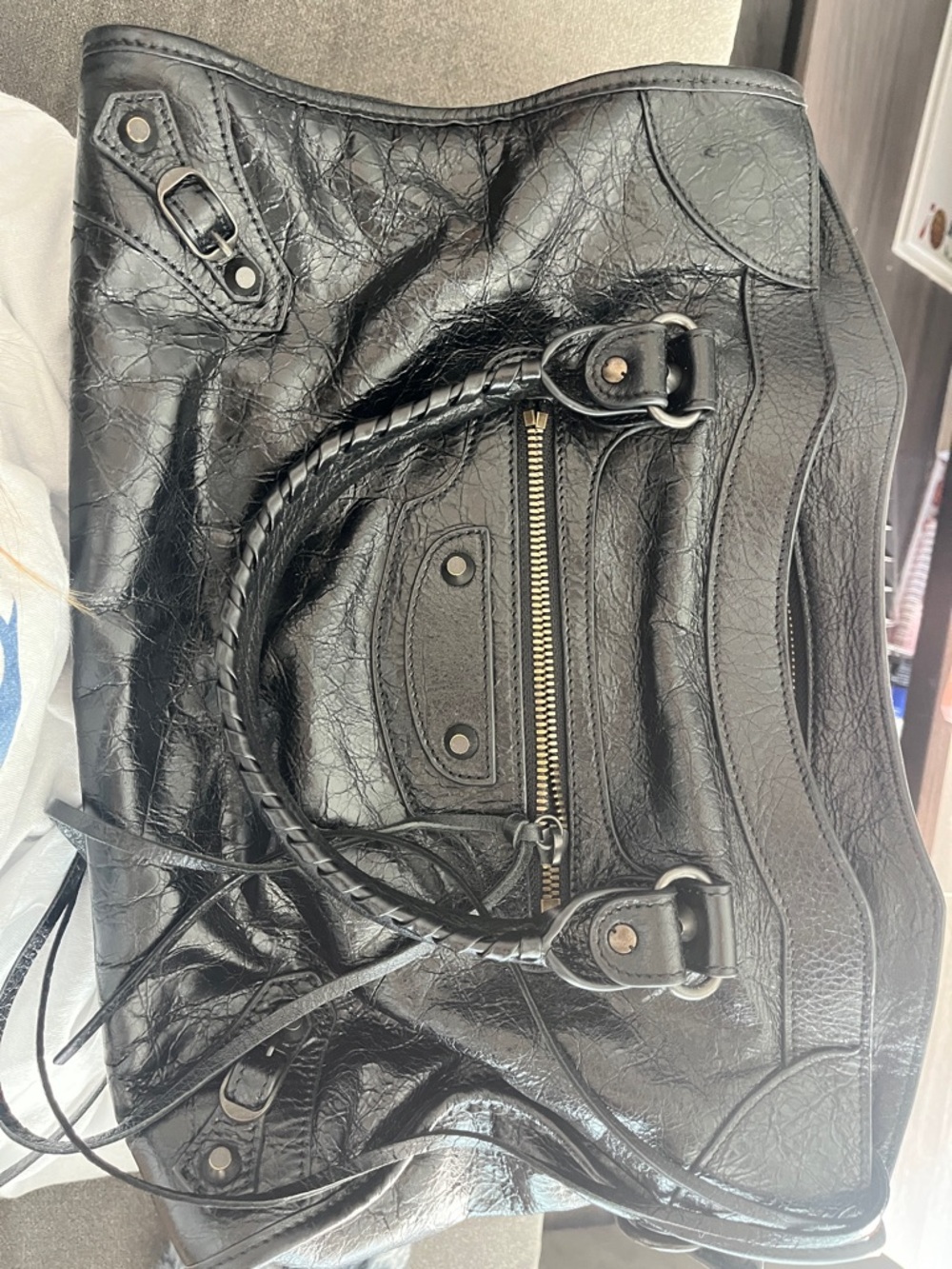 BALENCIAGA MEDIUM CITY BAG BLACK - Picture 4 of 16
